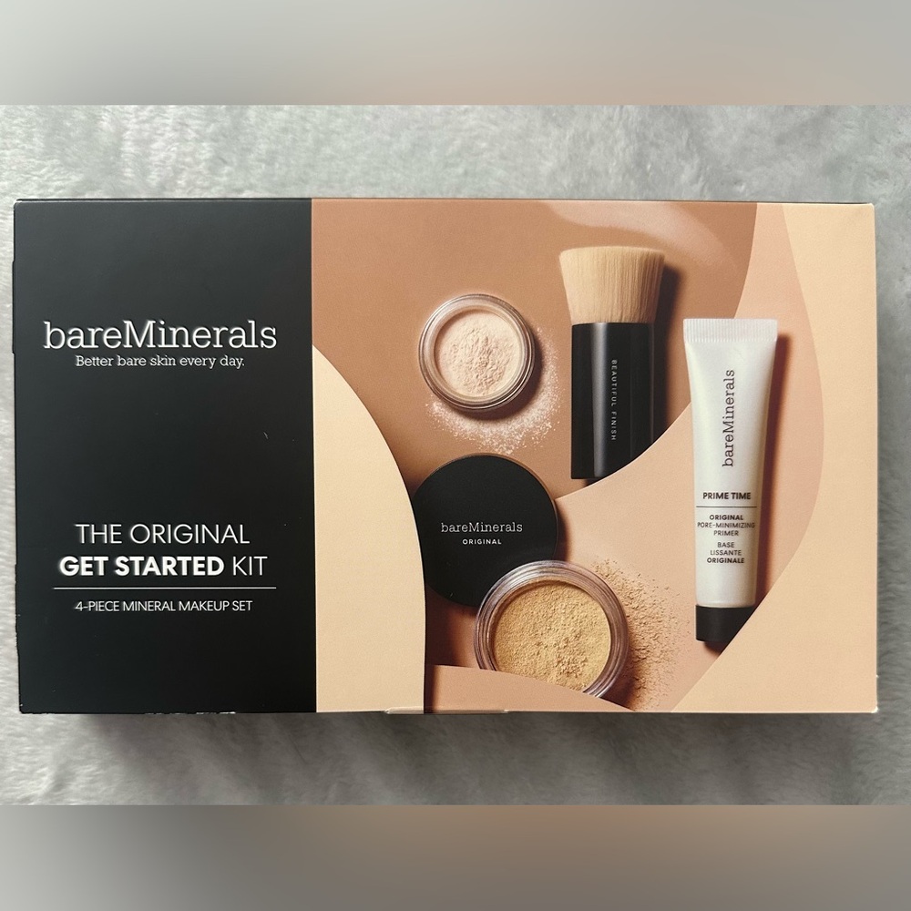 BareMinerals The Original Get Started Kit 4 Piece Mineral Makeup Set brand new